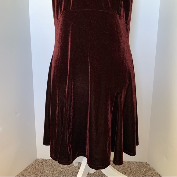 Victoria’s Secret Brown Velvet Dress Chemise Sz L - Picture 10 of 16